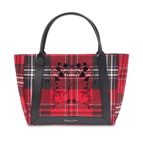 Victoria's Secret Handbags - NWOT Victoria's Secret Limited Edition Plaid Tote
